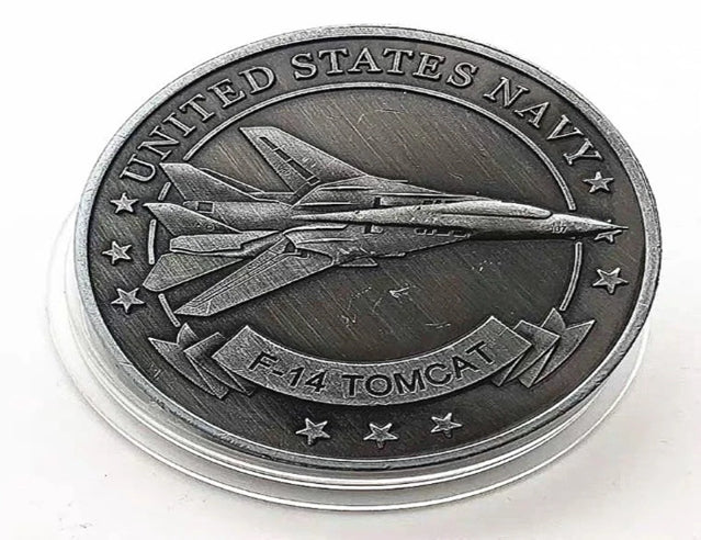 Hobo Coin - F14 in Protective Plastic Capsule Copper Engraved