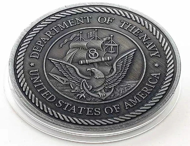 Hobo Coin - F14 in Protective Plastic Capsule Copper Engraved
