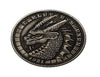 Hobo Coin - Flame dragon in Protective Plastic Capsule Copper Engraved
