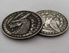 Hobo Coin - Flame dragon in Protective Plastic Capsule Copper Engraved