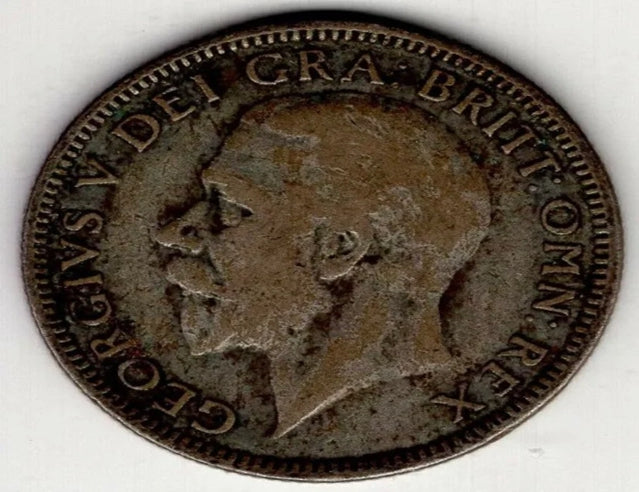1926 Great Britain one 1 shilling george v silver world coin
