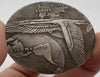 Hobo Coin -Flying Goose in Protective Plastic Capsule Copper Engraved