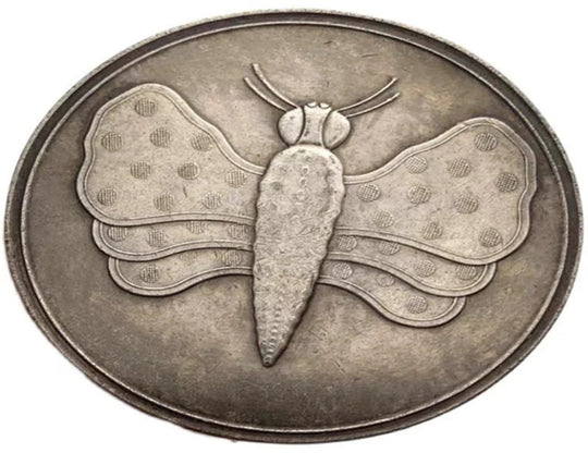 Hobo Coin -Dragon fly in Protective Plastic Capsule Copper Engraved
