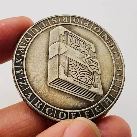 Hobo Coin -Bible book in Protective Plastic Capsule Copper Engraved