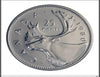 Canada 1980 PL Scellé Preuve-comme Vingt-cinq Cents Quart