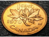 Canada 1978 1-cent - BU - Erreur de doublement