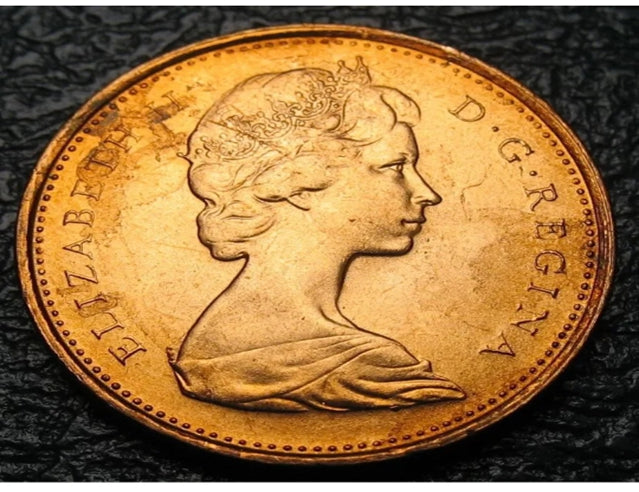 Canada 1978 1-cent - BU - Erreur de doublement