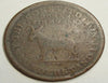 1833 united states i take the responsibility hard times token coin