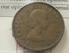 1953 SF Coin Small One Cent VF Shoulder Fold