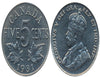 1931 Canadian 5-Cent Beaver Nickel Coin(Circulated) VF