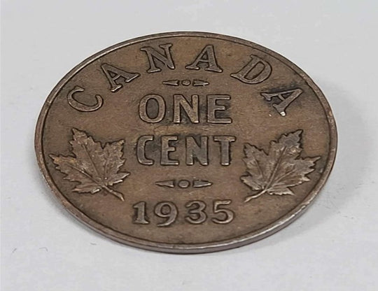 1935 Canadian Penny VF condition