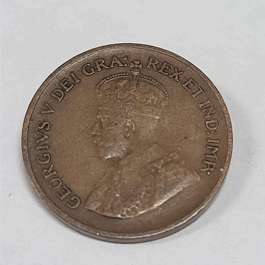 1935 Canadian Penny VF condition