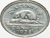 Canada 1938 5 Five Cents Nickel King George VI Canadian Coin VF low mintage